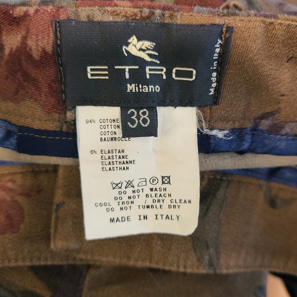 Etro Floral Straight Leg Jeans - Picture 5 of 5